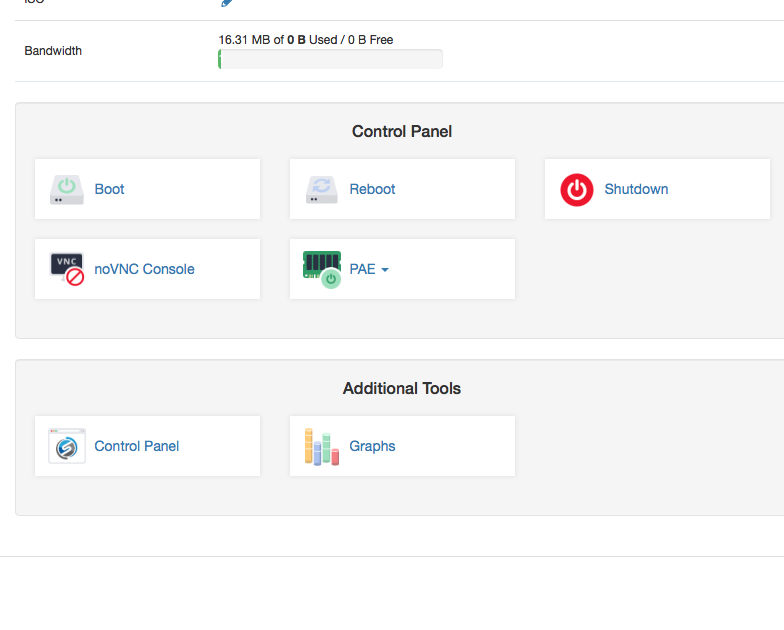 VPS Control Panel
